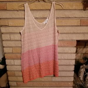 White House Black Market Shimmer Top Size L